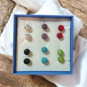 “The Skyline Collection” Cubic Zirconia Earrings (Set Of 6)